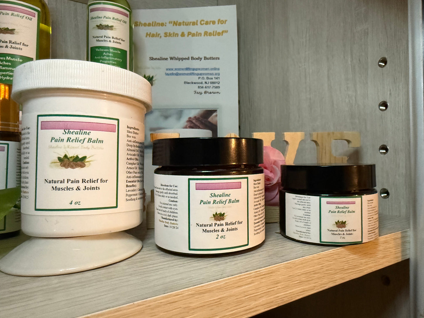 Natural Pain Relief Balm