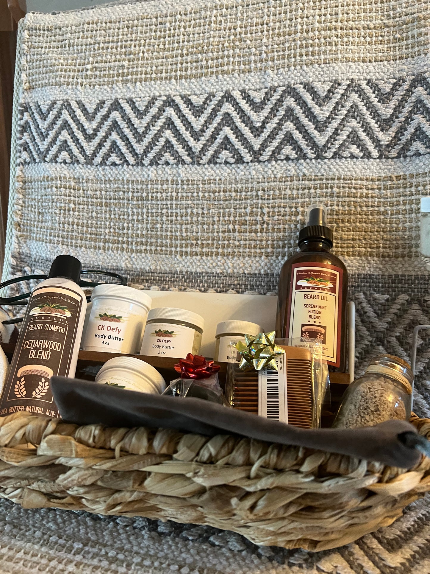 Shealux Beard and Body Combo Set: Body Butter & Beard Butter - (M)