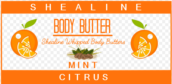 Citrus Mint Body Butter - Energizing! (Muscle & Body Comfort) (w) & (m)