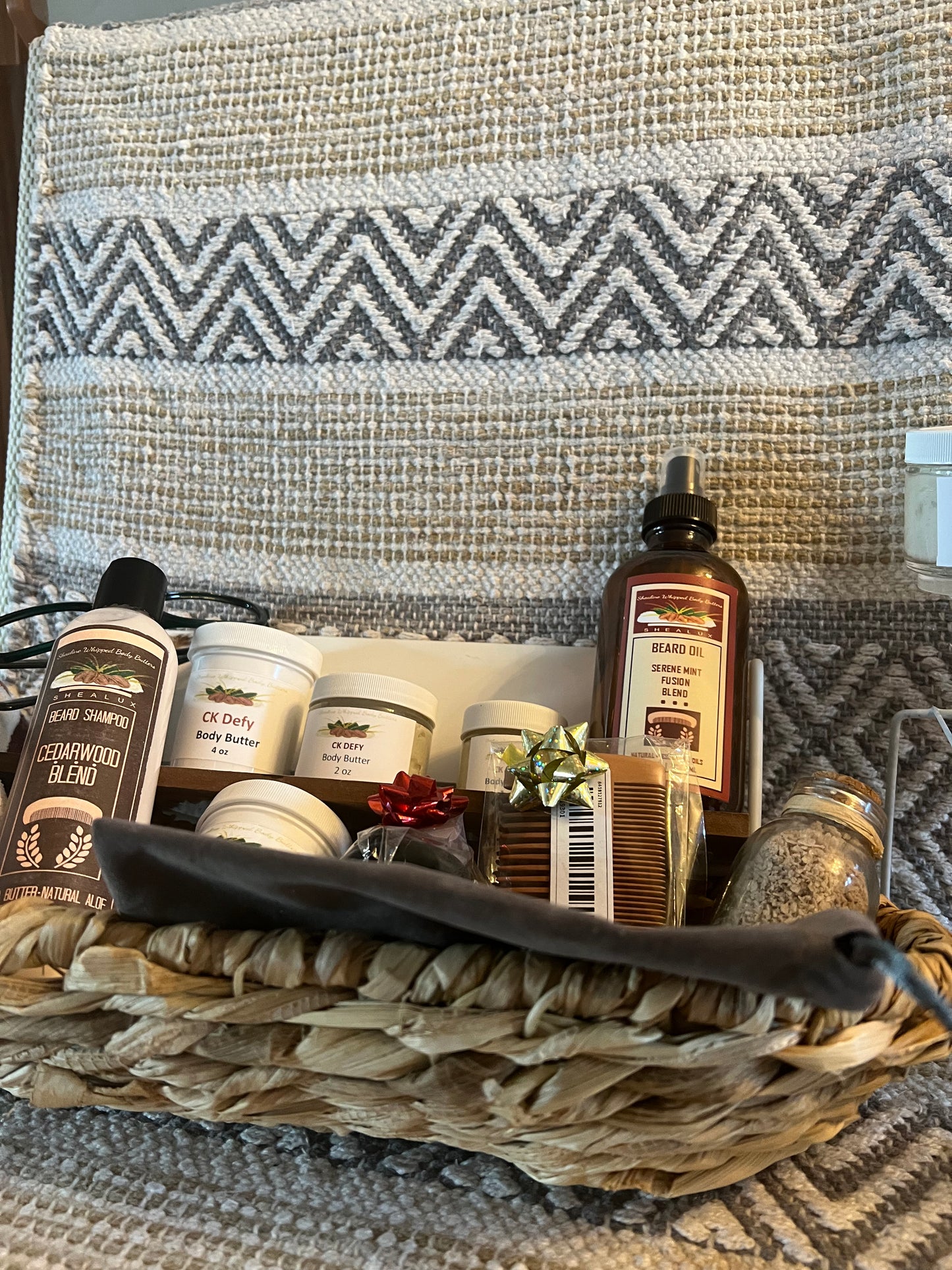 Shealux Beard and Body Combo Set: Body Butter & Beard Butter - (M)