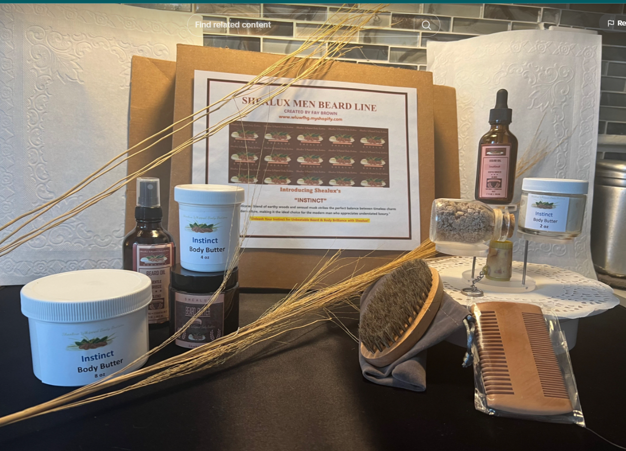 Shealux Instinct Beard and Body Combo Butter: (m)