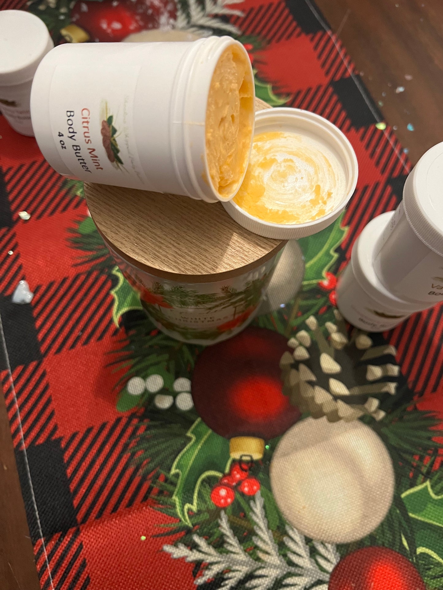 Citrus Mint Body Butter - Energizing! (Muscle & Body Comfort) (w) & (m)