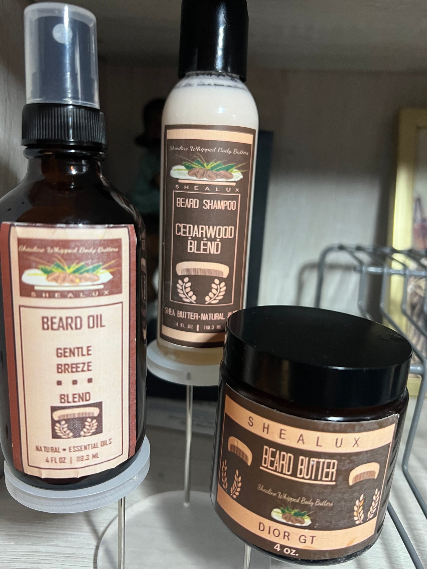 Shealux (Beard Wash/Butter/Oil ) - Bundle Pack 4oz / 8 oz