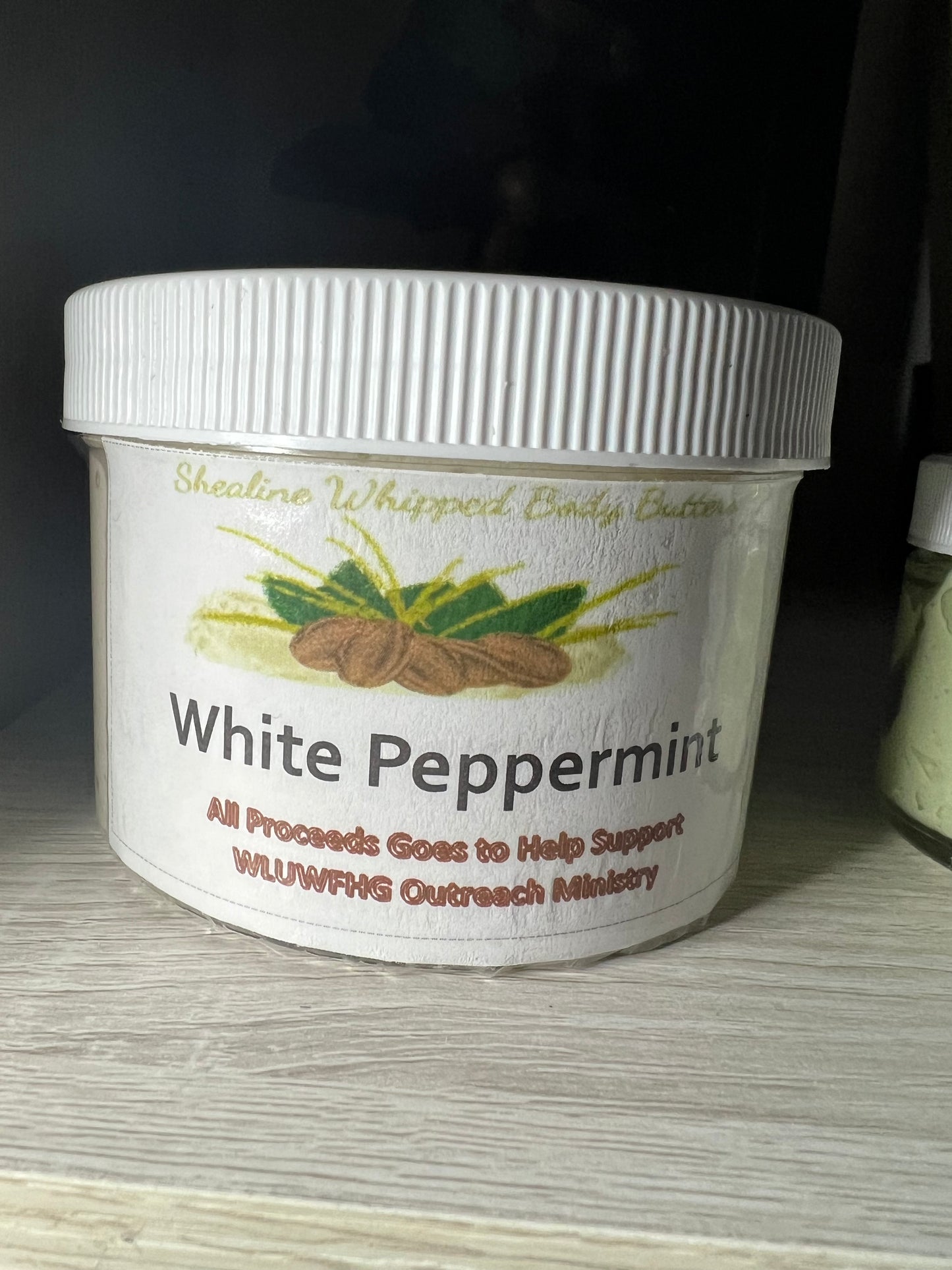 White Peppermint Body Butter( Muscle & Body Comfort) (w/m)