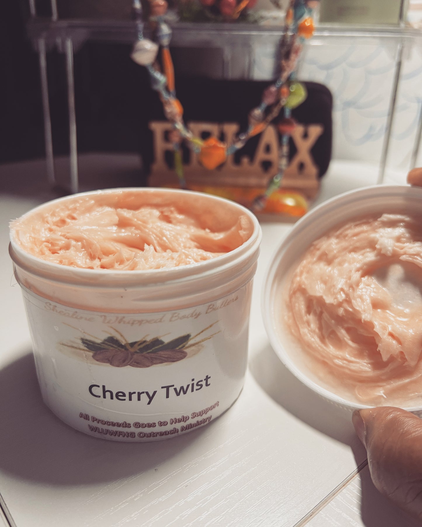 Cherry Twist Body Butter - Cherry with a Tad of Peppermint - Yum! (W)