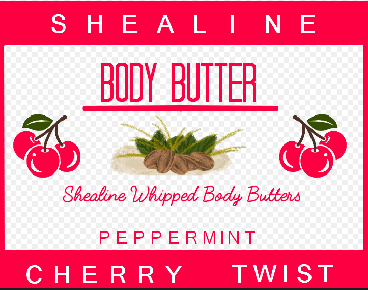 Cherry Twist Body Butter -  Cherry with a Tad of Peppermint - Yum! (W)