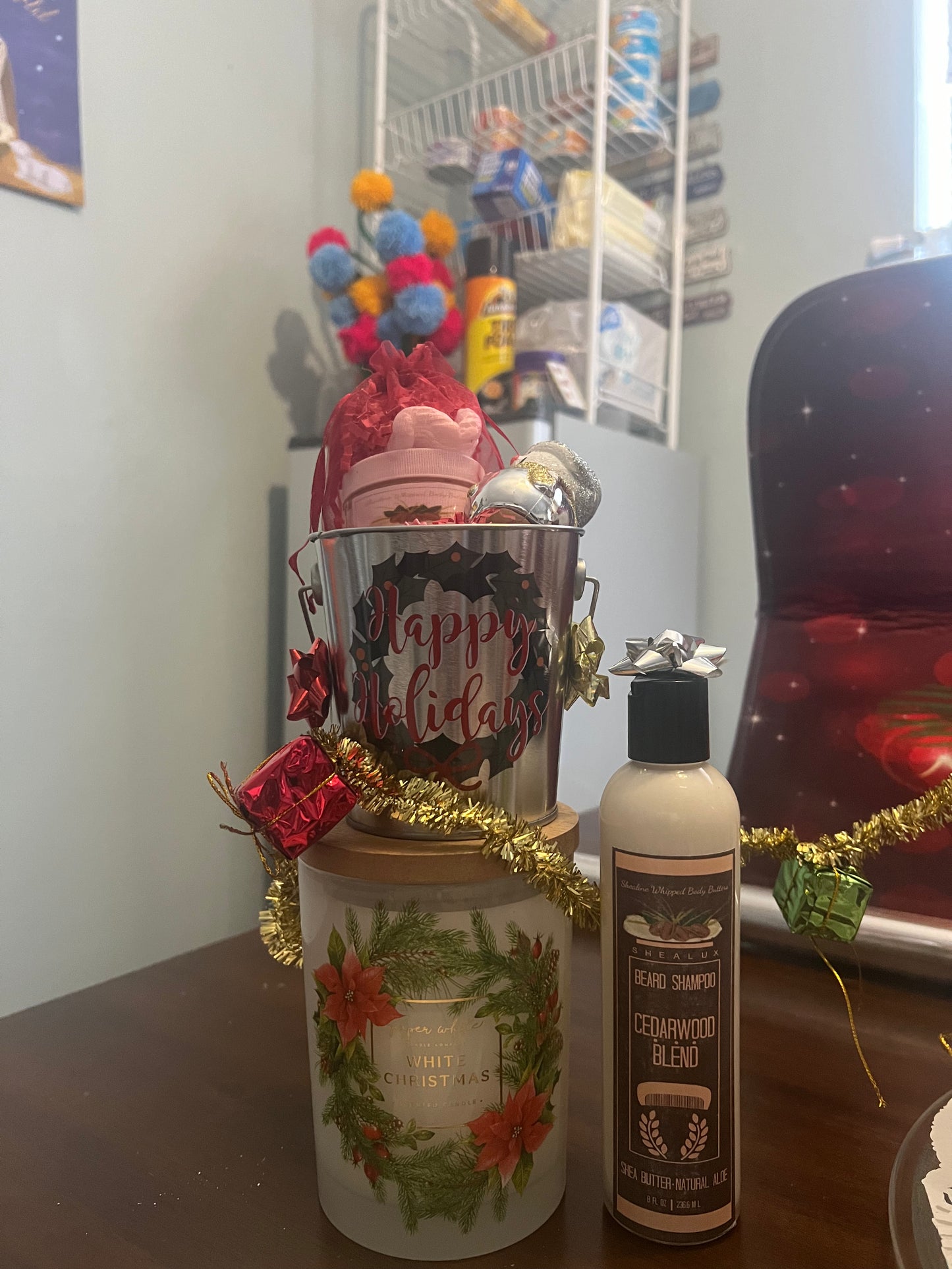 Christmas Gift Baskets  (Small) - Pick Your Favorite Scent / Size  (1 oz. & 2 oz) (w/m)